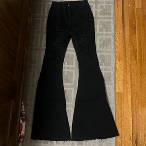 Black Bell Bottoms